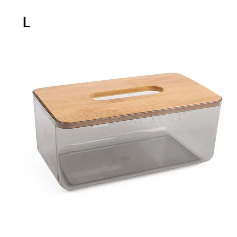 Modern Acrylic Tissue Box with Eco-Friendly Print