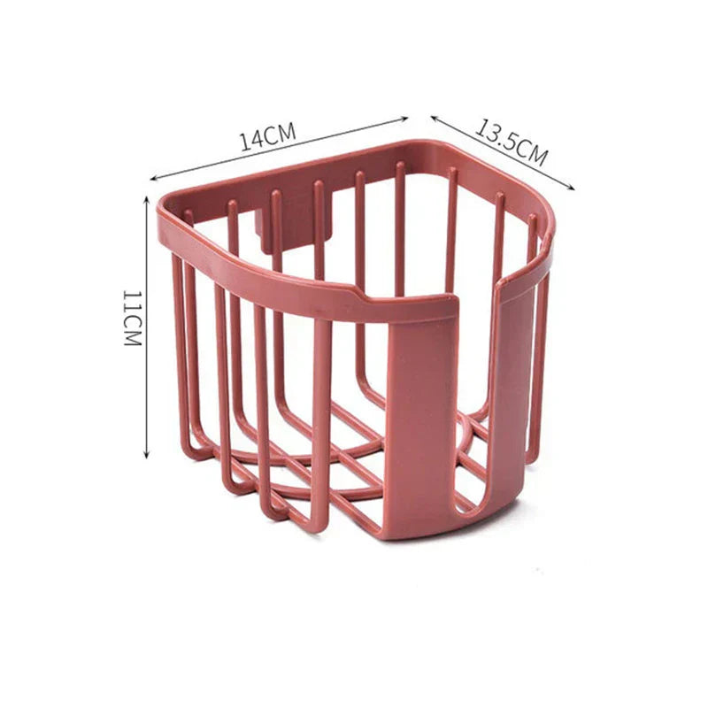 Uchwyt na papier toaletowy montowany na ścianie bez dziurkacza