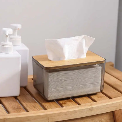 Modern Acrylic Tissue Box with Eco-Friendly Print
