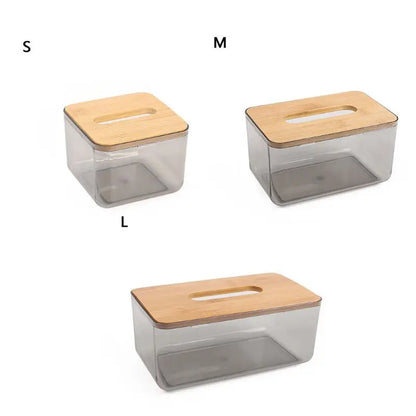 Modern Acrylic Tissue Box with Eco-Friendly Print