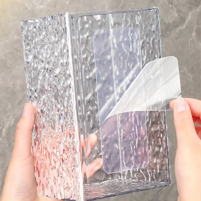 Łazienka naścienna ✅Pudełko na chusteczki – projekt w stylu lodowcowym📦